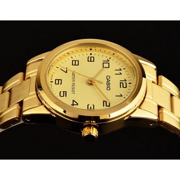 Casio Женские часы с металлическим ремешком LTP-V001G-9B