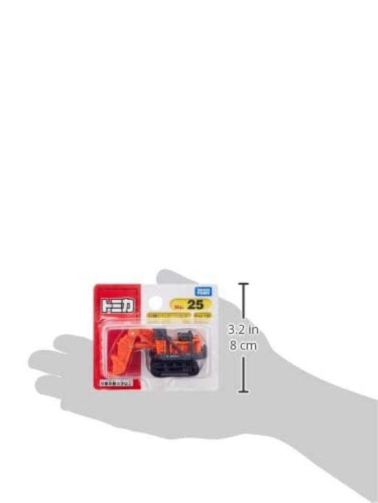 Takara Tomy Tomica 25 Hitachi Construction Machinery Loading Shovel Miniature Car Toy for Ages 3 and Up No. EX8000-7 (Blister Packaging)