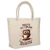 Sac De Plage - PLANETEE - Paulette Chouette Grain - Isotherme - Coton - Grande Contenance