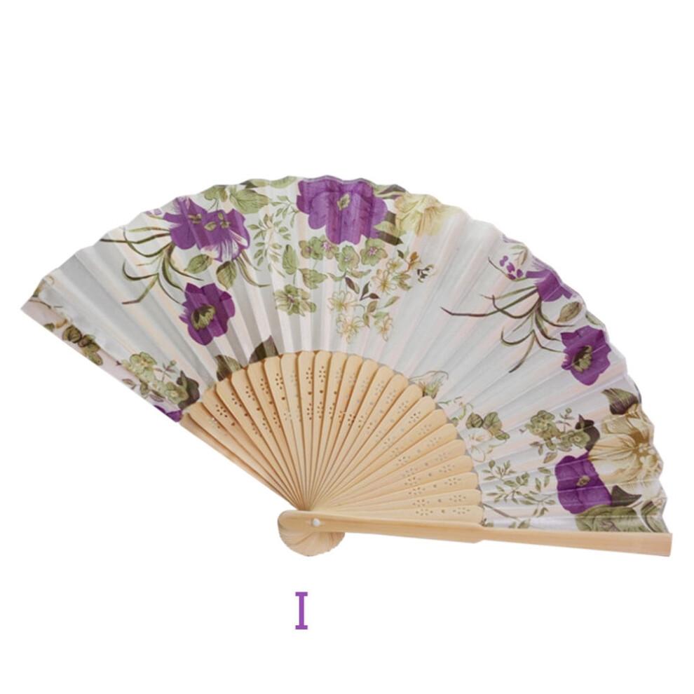 Vintage Bamboo Folding Hand Fan with Tassel – Retro Photo Prop for Women, Party, Wedding & Dancing – Compatible with Traditional Chinese Themes