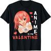 Аниме - мой Валентин Футболка с японской аниме-девушкой