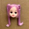 Jenny Long Hair Doll Heads Licca Colorful Soft Hair Heads DIY Doll Decors Figures Girl Collective Gifts Toys