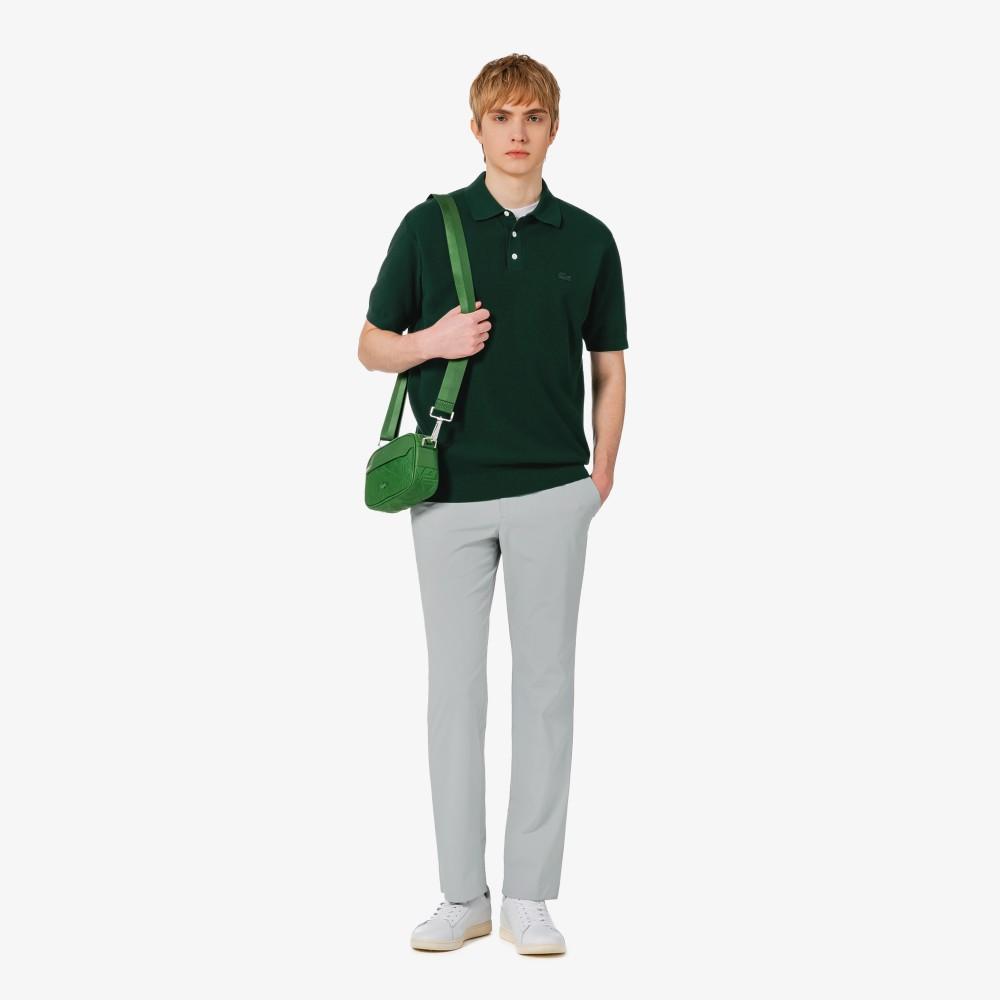 Lacoste Мужской свитер-поло с коротким рукавом из пике PH942E-56GAFK