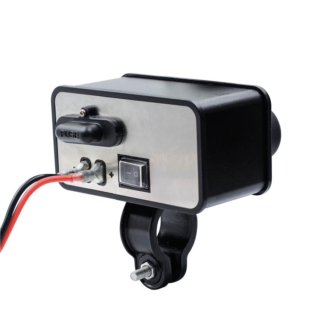 Зарядное устройство для мотоцикла USB, многофункциональное водонепроницаемое зарядное устройство для розетки мотоцикла, зарядное устройство для мобильного телефона, адаптер питания для мобильного телефона, алюминиевый сплав