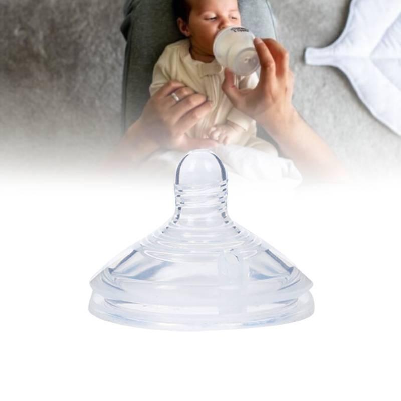 Bpa Free Wide Mouth Nipple For Medium Clear Silicone