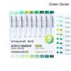Quick Drying Acrylic Marker Pen 9-Colors Art Watercolor Pen Professional Colour Pen  Graffiti