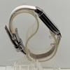 Used Working condition Nixon THE ELLE Crystal Square Silver White Dial Watch Quartz Diamond