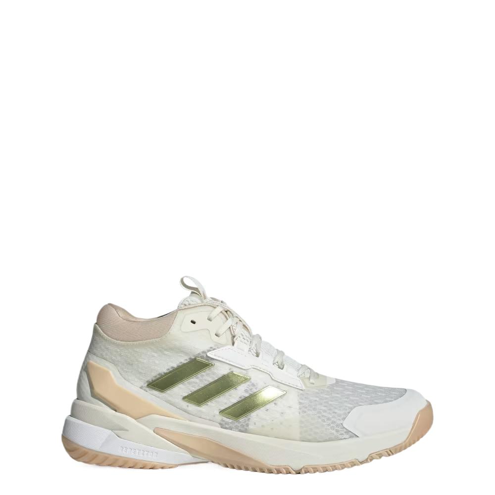 adidas Кроссовки для зала Crazyflight 6 Mid Off White Gold Metallic Женские Кремовый Кристалл-Песок HQ4686
