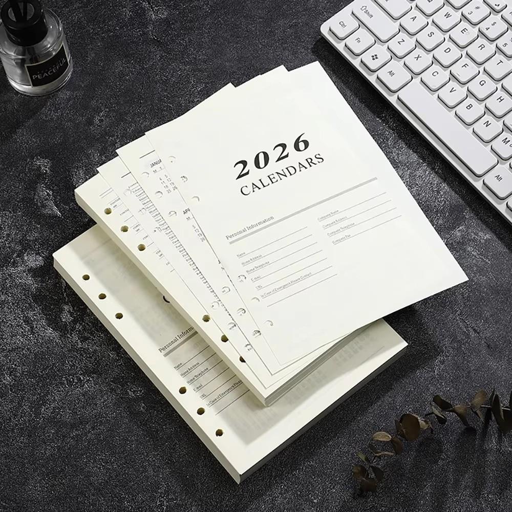 Папка на кольцах Внутренний лист Ежедневник 365-дневный блокнот Новый блокнот А5