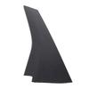 Rear Door Pillar Molding Garnish Black Car Door Window Pillar Posts Cover Trim for Fit Jazz 2015 to 2020 72761 T5R A01,