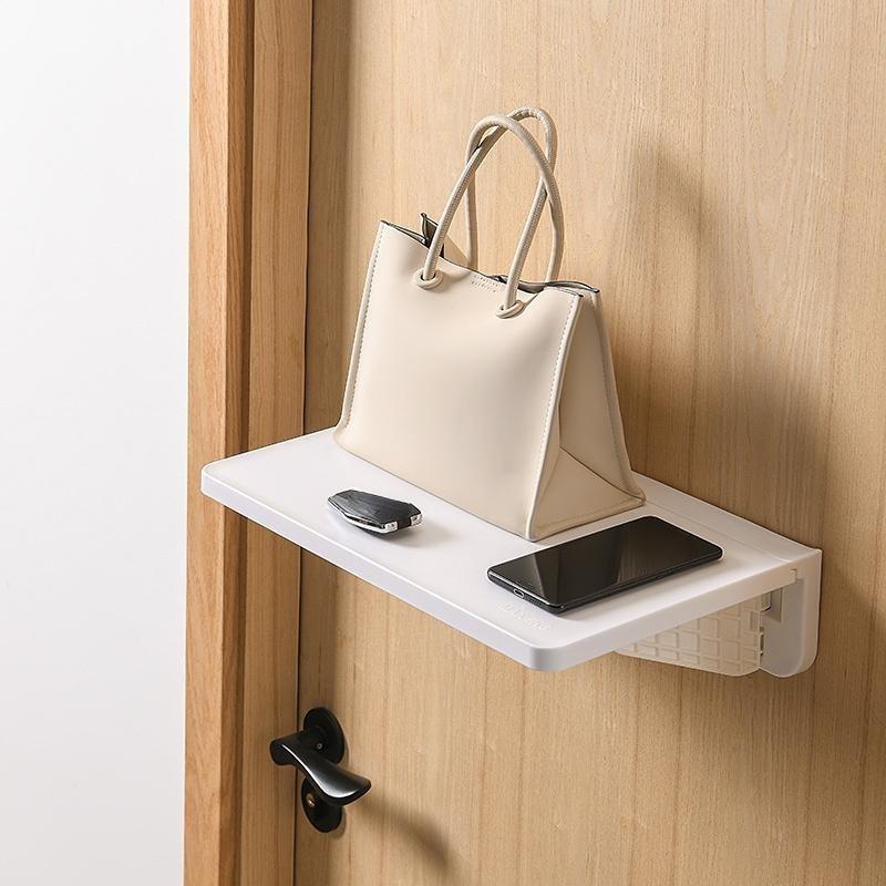 1 шт. Бытовая кухонная настенная полка для хранения вещей, перегородка, настенная складная полка, перфорированная настенная полка для туалета