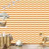 White and gold striped wallpaper for living room and bedroom 50x1000