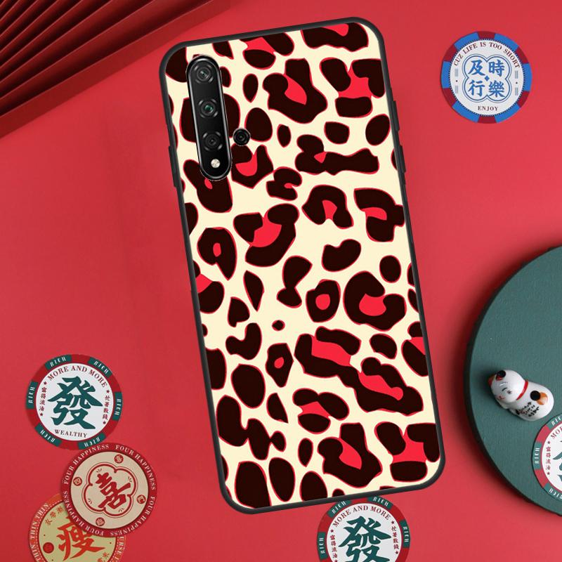 CAMOUFLAGE LEOPARD PRINT For Huawei Nova Y73 Y72 Y90 Y70 Y60 Y91 Y61 12s 12i 11i 8i 9 10 SE P40 Lite P60 P30 Pro Case