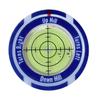Golf Putt Green Reader Высокоточный компактный размер Портативный зеленый помощник для чтения с пузырьковым уровнем Аксессуары для гольфа