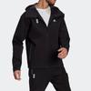 Adidas Jackets Men's Black Hooded Moderate Instructor GU1749