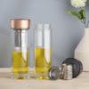Thermos Бутылка-заварник для чая из двухслойного стекла 400 мл