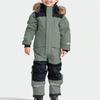 Children's Fashion Outdoor Waterproof Fleece-Lined Thickened Warm Boys' And Girls' One-Piece Ski Suit