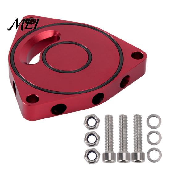 Air-tight Turbocharger Seal Turbo BOV Gasket Plate for Honda Civic 2015-2021 1.5T, 1.5T Aluminum Blow Off Valve Replacement, Exhaust Embedded Rubber