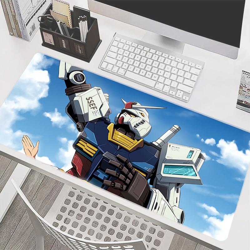 Mouse Pad Mechanical Warrior RX Ggundam Gamer Computer Notebook Pc Rubber Mousepad Carpet Gaming Keyboard Desk Mat
