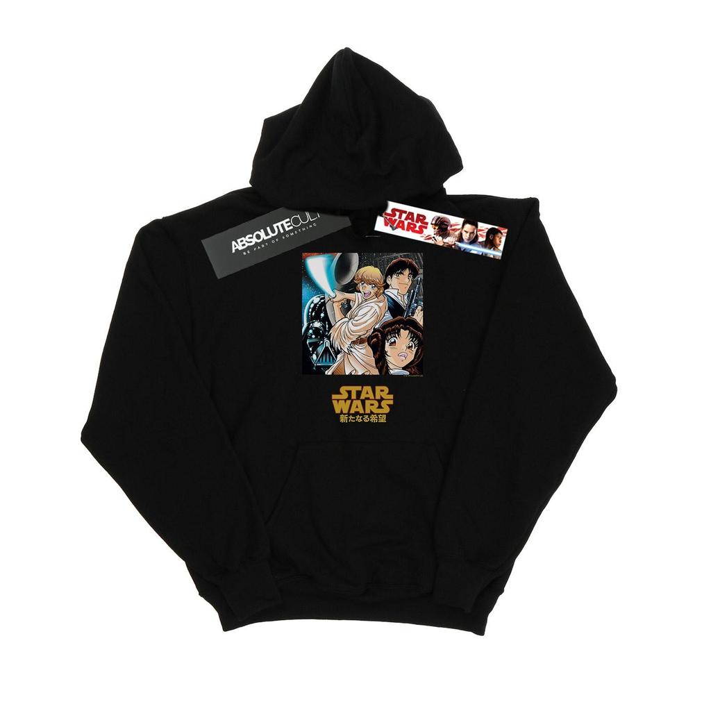 STAR WARS Mens Anime Poster Hoodie