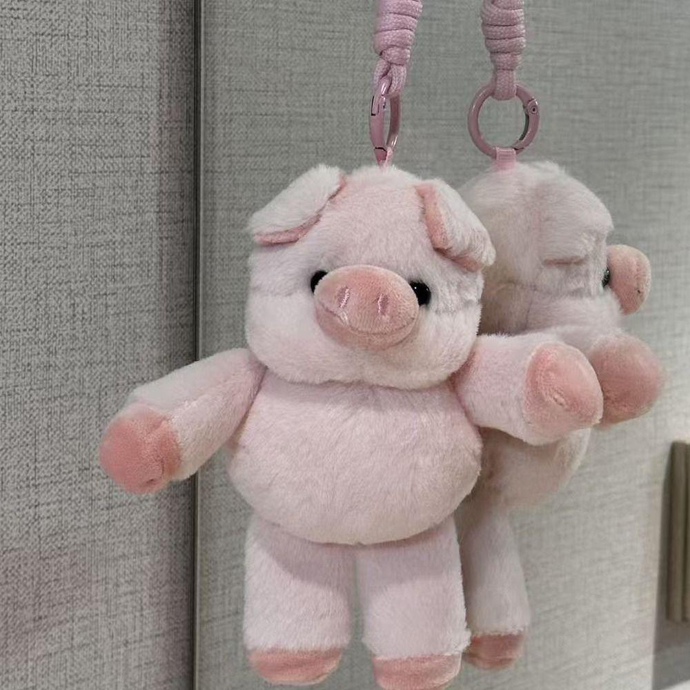 Shake Feature Plush Keyring Wiggly Design Stuffed Keychain Cute Plush Keychain For Adults