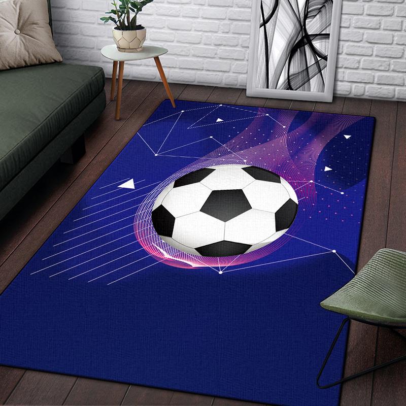 3d футбольный спортивный силуэтный ковер с узором для гостиной, коврики для кемпинга, пикника, противоскользящий коврик, коврик для ползания, подарок для фанатов