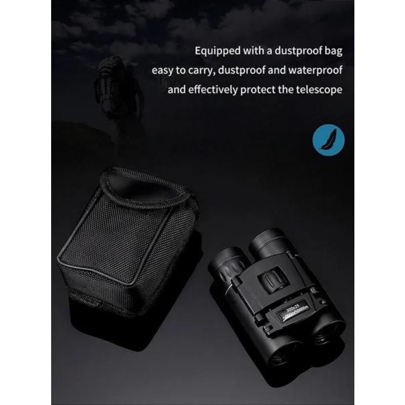 Upgrade 800X25 500X25 Powerful Binoculars Long Range Telescope HD Zoom Portable Folding Low Light Night Vision Monocular 4K for Hunting Tourism