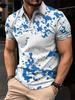 Летние простые узоры с принтом поло мужские рубашки уличная мода мужская одежда простые мужские рубашки с коротким рукавом мужские рубашки поло верх