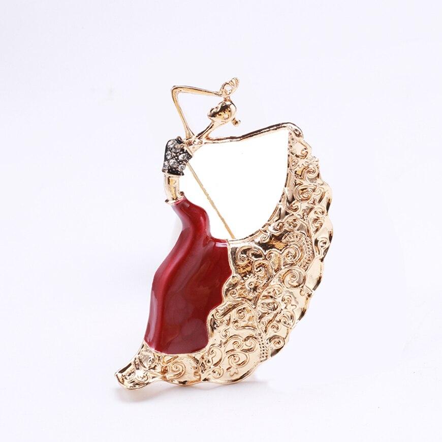 Blucome Брошь в форме павлина для девочек, эмалированная брошь золотого цвета, ювелирные изделия, булавки для девочек, рождественские подарки, шарф, шляпа, аксессуары