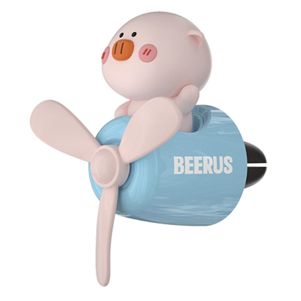 Car Air Freshener Vent Clip Cartoon Pilot Oil Diffuser Vent Clip Rotating Propeller Automotive Air Outlet Fan Cute Car Diffuser