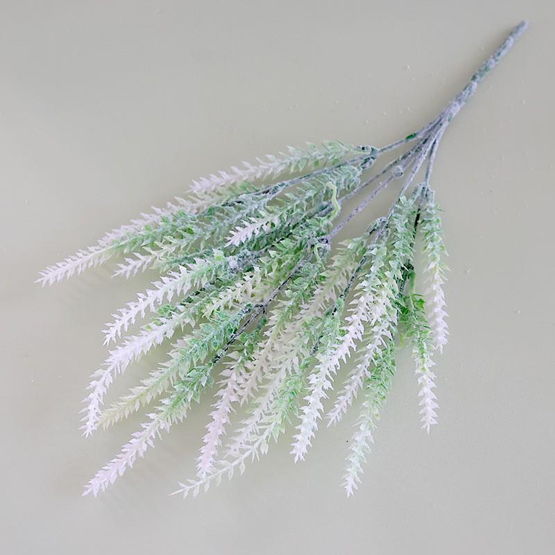 Artificial Lavender Bouquet 5-Head Purple Silk Floral Decor Wedding Home Farmhouse Style