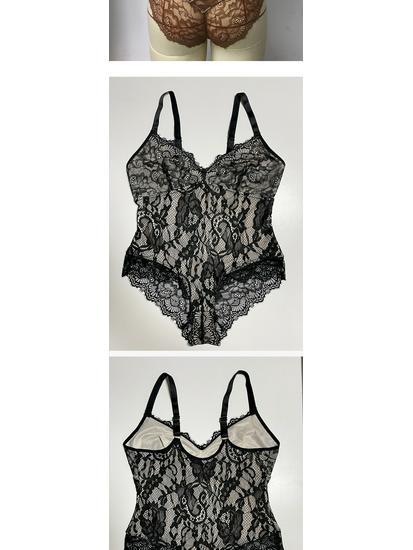 Летнее кружевное пуш-ап боди для женщин