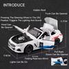 1:22 Scale RWB 993 Z4 Car Model Toy Alloy Diecast Sound Light Doors Opened Foldable Rearview Mirror Models Toys Collectible Item
