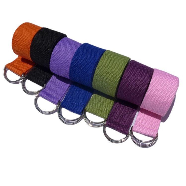 Ремень для растяжки для йоги - Износостойкий, Удлиненная длина 183 см для гибкости и поддержки