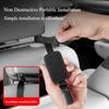 Suede Car Seat Back Hook Sports Interior Decoration Rear Seat Storage Hook for Vehicle Portable Car Interior Storage