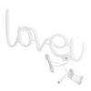 LOVEU Neon Light LED Красочные неоновые вывески для украшения дома, предлагающие праздничное украшение