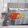 P-Pumuckl Plush Blanket Boy Girl  Flannel Throw Blanket For Living Room Soft DIY Quality Bedspread Gift Idea
