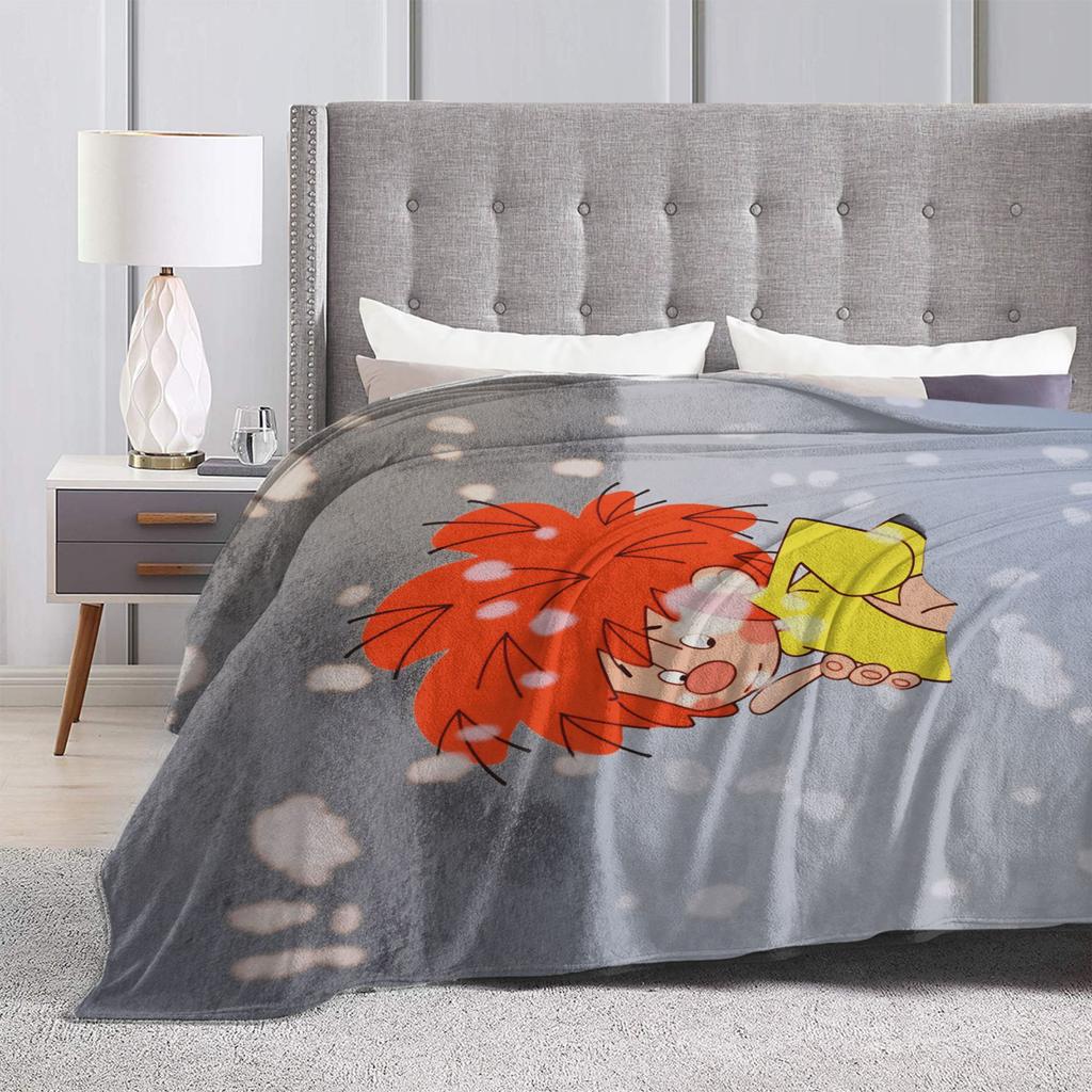 P-Pumuckl Plush Blanket Boy Girl Flannel Throw Blanket For Living Room Soft DIY Quality Bedspread Gift Idea