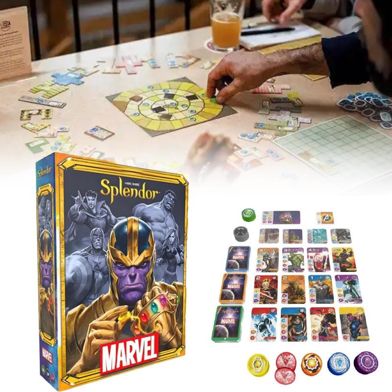 Splendor Marvel Board Game Featuring Paper Cards For Kids And Adults