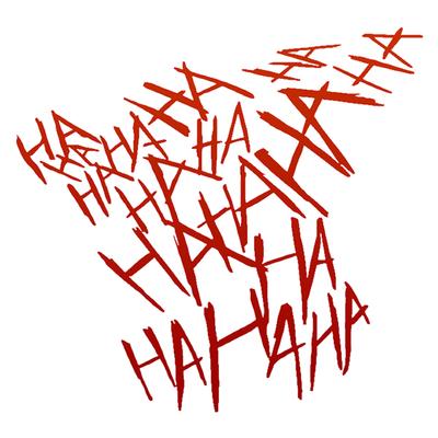 HAHAHA Наклейка на шлем Роман Джокер Хахаха Наклейки Смешные граффити Наклейка на автомобиль Водонепроницаемые наклейки для бутылок с водой