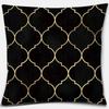 Black Geometric Printing Pillowcase Home Decoration Car Sofa Cushion Cover
