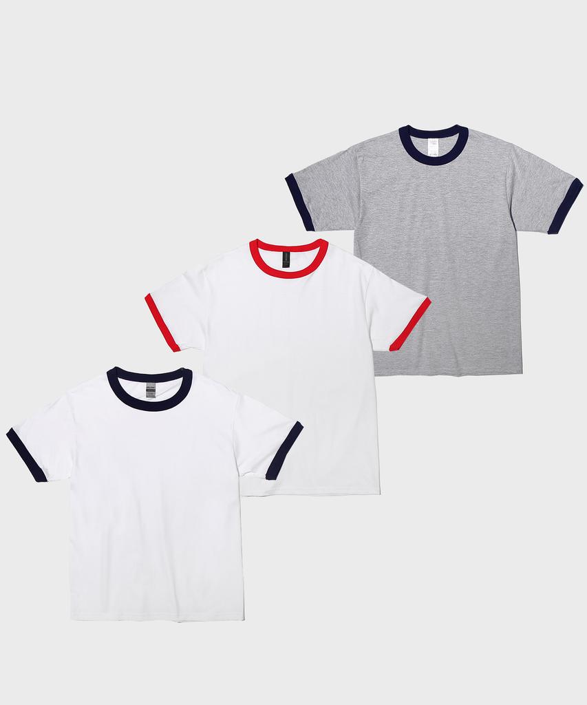 GILDAN Premium Cotton Asian Fit Adult Ringer T-Shirt