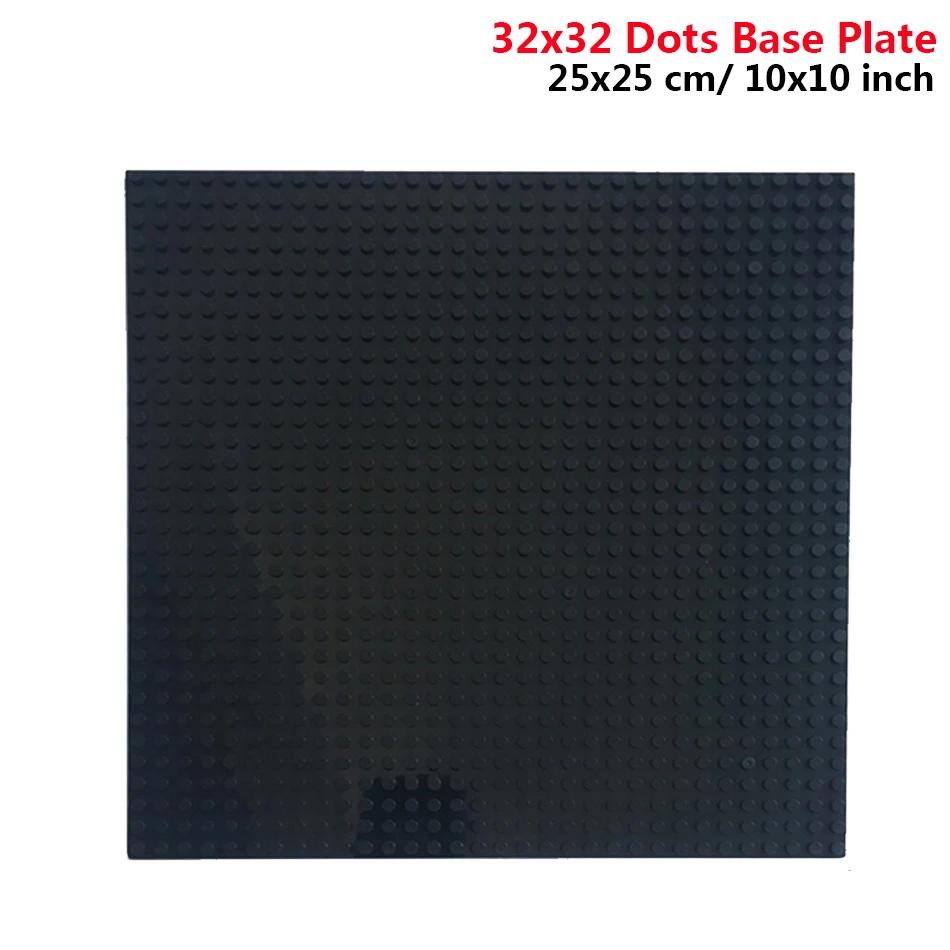 25.5*25.5cm 32x32 Baseplate Classic Building Blocks BASE PLATE BUILDING BLOCKS Children Bricks Toy