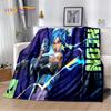 3D HD VALORANT Gamer Cartoon Мягкое плюшевое одеяло, фланелевое одеяло, покрывало для гостиной, спальни, кровати, дивана, чехла для пикника