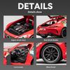 1:Модель гоночного автомобиля безопасности AMG из литого сплава, масштаб 1:24, детская игрушечная машинка, элемент декора и коллекционирования, подарок для мальчиков