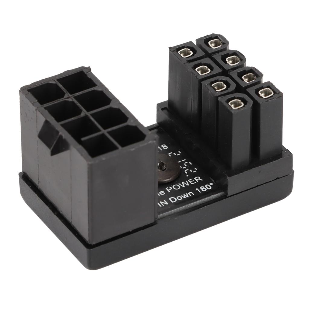 180 Degree Angled Adapter Welded Firmly 8Pin Female To 8pin Male Adapter with Insulation Shell for