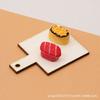 Simulation Sushi Edible Play Cream Mobile Phone Case Material Hairpin Earrings Handmade Shop Doll House Diy Small Ornament Toy
