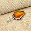 Honey Topaz Gemstone 925 Sterling Silver Handmade Fantastic Jewelry Pendant For Gifts
