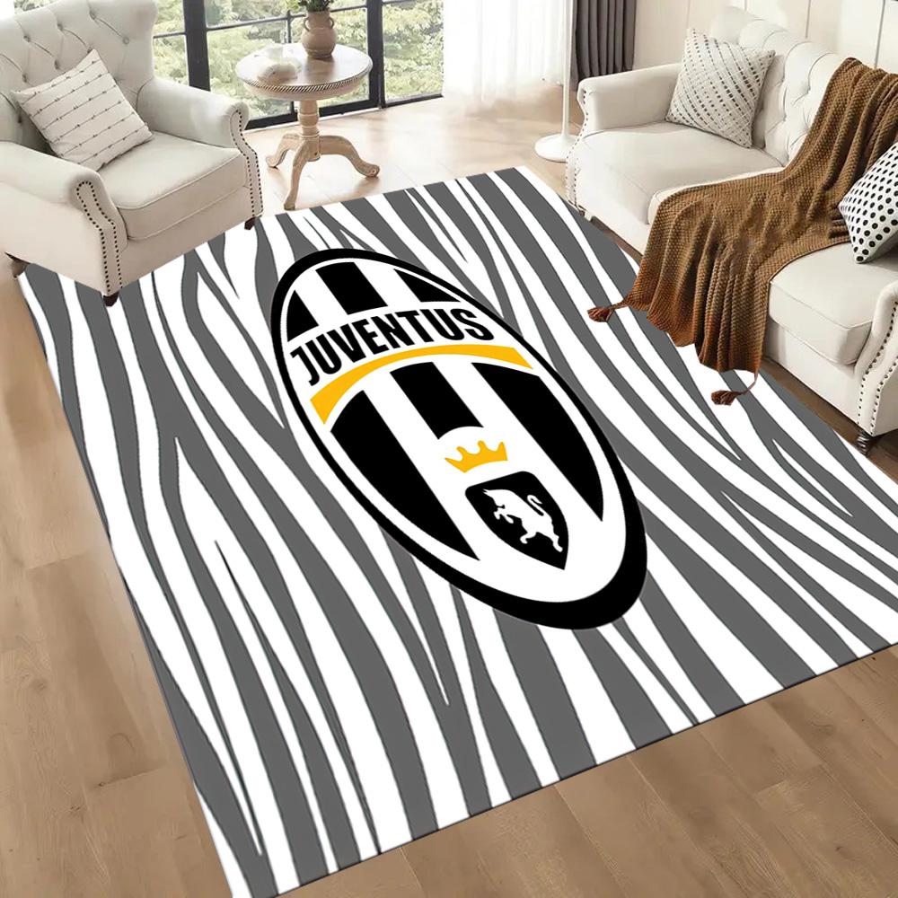Juventus Floor Rug Office Rug Suitable For Balcony Dining Room Foyer Bedrooms Antislip Rug Anime Office Decor