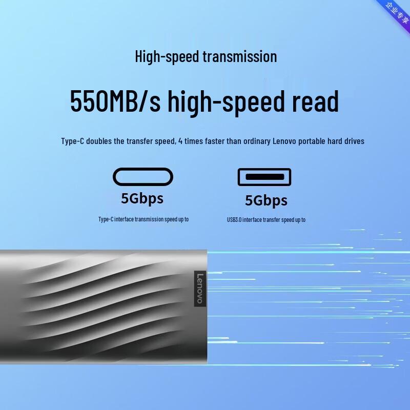 Lenovo Портативный SSD PS6 USB 3.1 Type-C